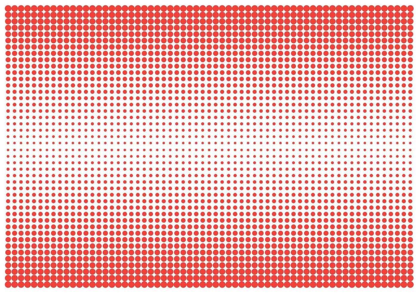 Red dot gradient pattern background. Isolated object on white background. vector
