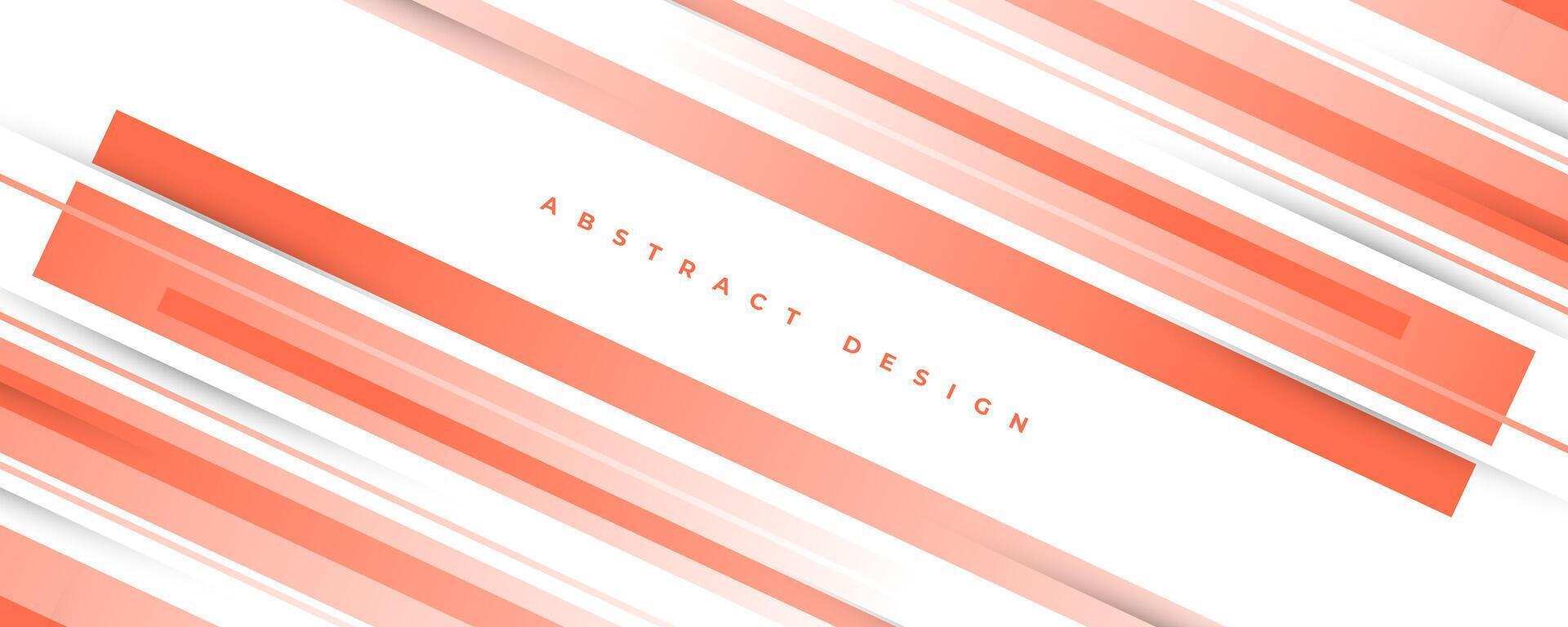 Abstract Peach and White Gradient Background in Paper Cut Style. Simple and Minimalist Design for Banner or Cover vector