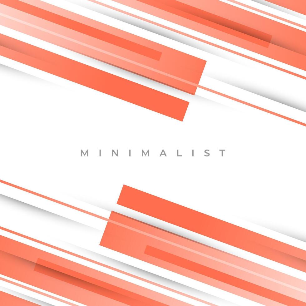 Abstract Peach and White Gradient Background in Paper Cut Style. Simple and Minimalist Design for Banner or Cover vector