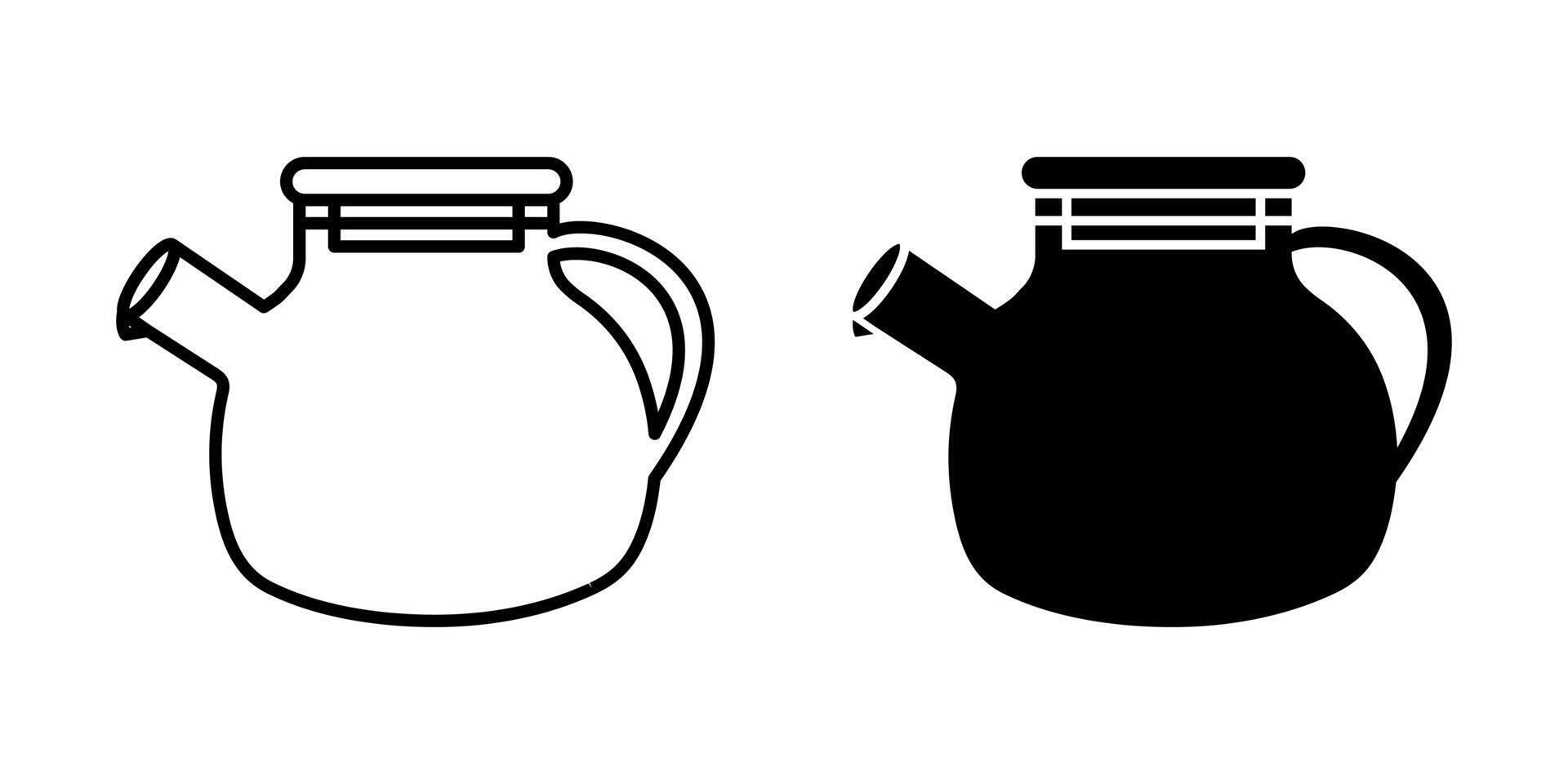 Kettle icon. Teapot illustration. Utensil symbol. vector