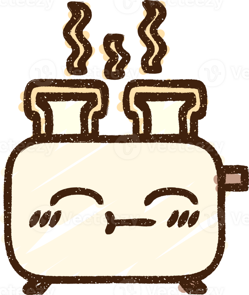 a cartoon toaster with steam coming out of it 46930947 PNG