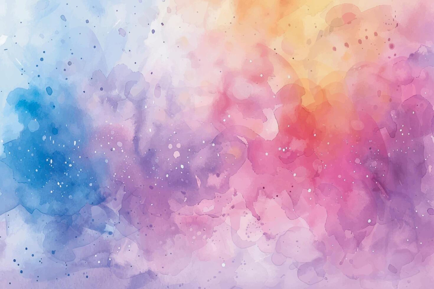 Abstract rainbow colors watercolor background vector