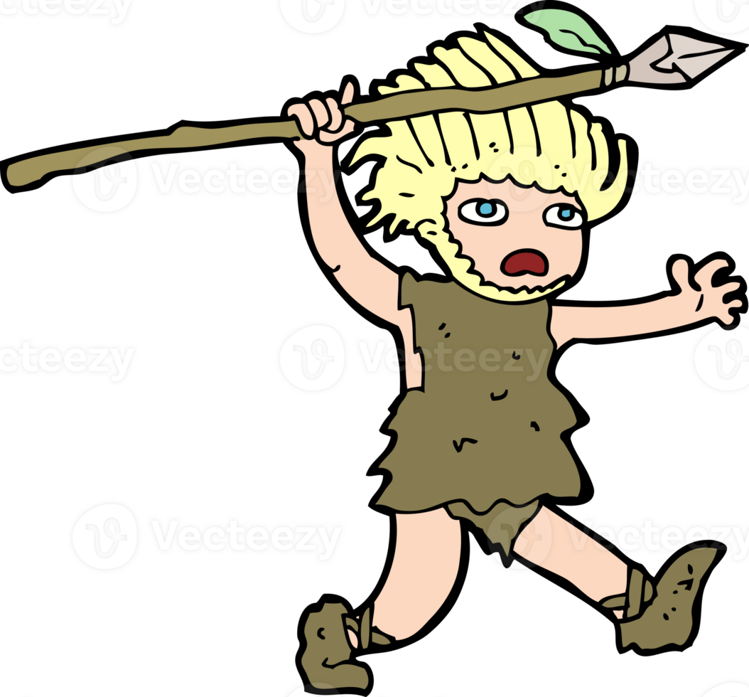 cartoon caveman drawing png