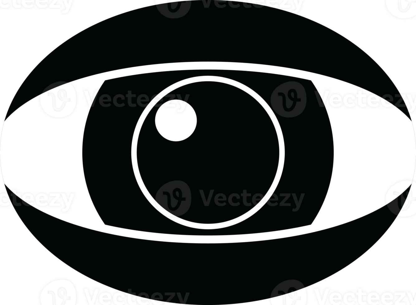 an eye icon on a transparent background png
