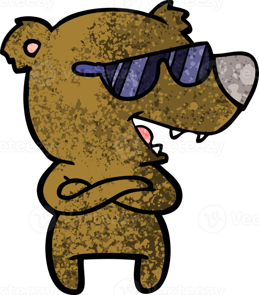 cartoon bear drawing png