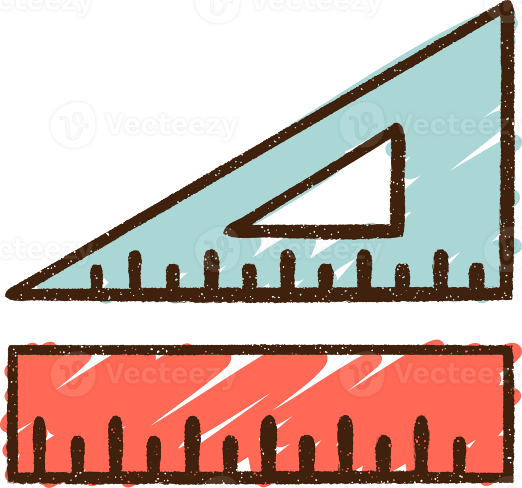 a ruler and a ruler with a triangle on it png