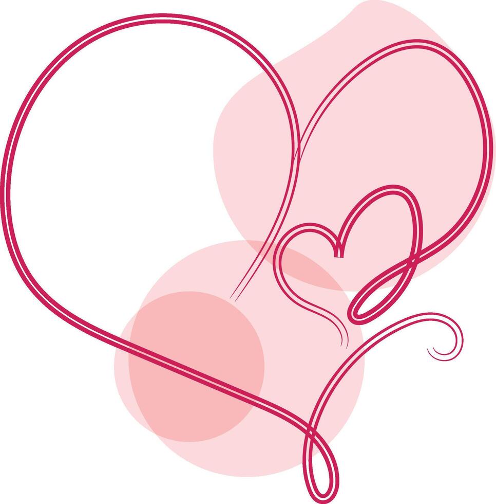 Love wedding ornament vector