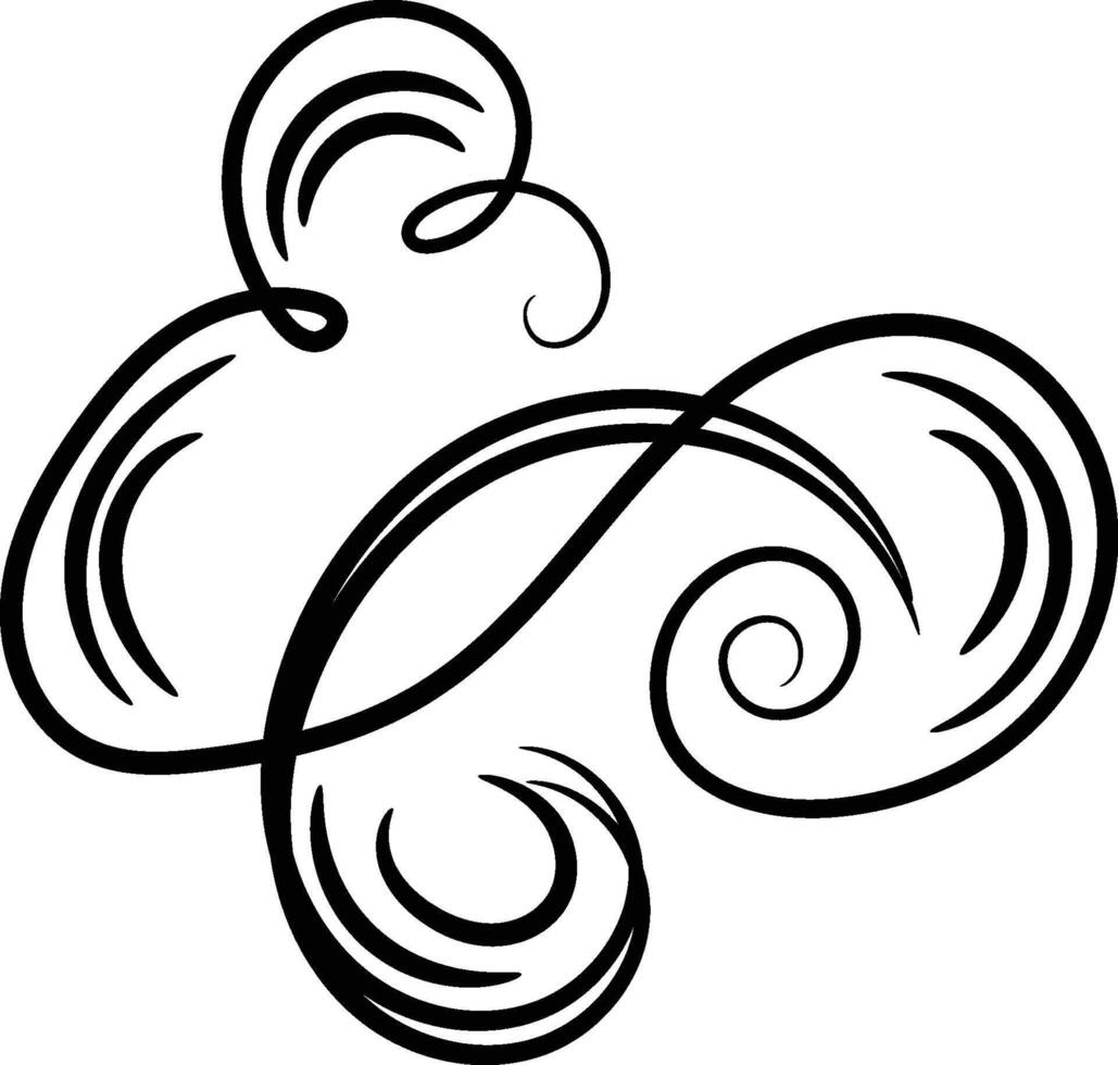 Love wedding ornament vector