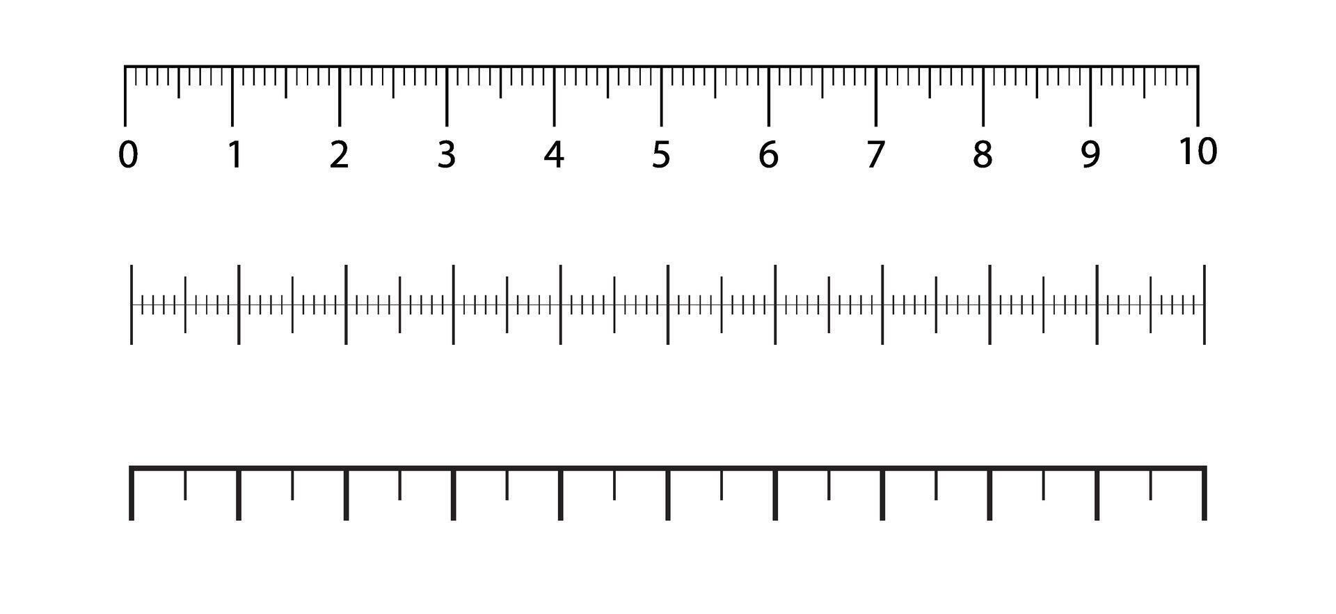Rulers Inch And Metric Rulers Template Measuring Tool Blank Measuring Rulers Inch And Metric Rulers Template Measuring Tool Blank Measuring Scale Indicator Scale For A Ruler In Inches And Centimeters Vector
