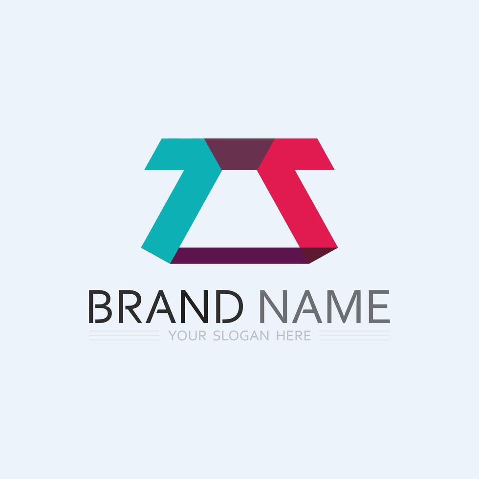letter T logo image and font T design graphic vector