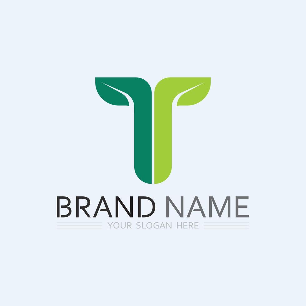 letter T logo image and font T design graphic vector