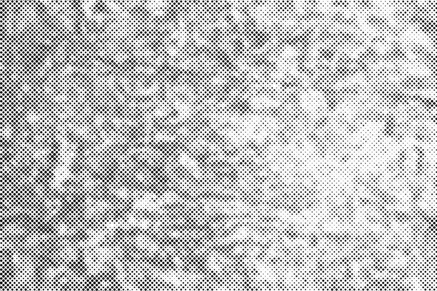 Black dots grunge halftone texture effect on white background. vector
