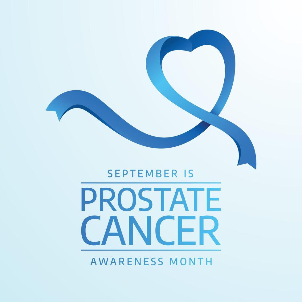 Prostate Cancer Awareness. Flat art design. Ribbon design. Good for usage. Good for template celebration. eps 10. vector