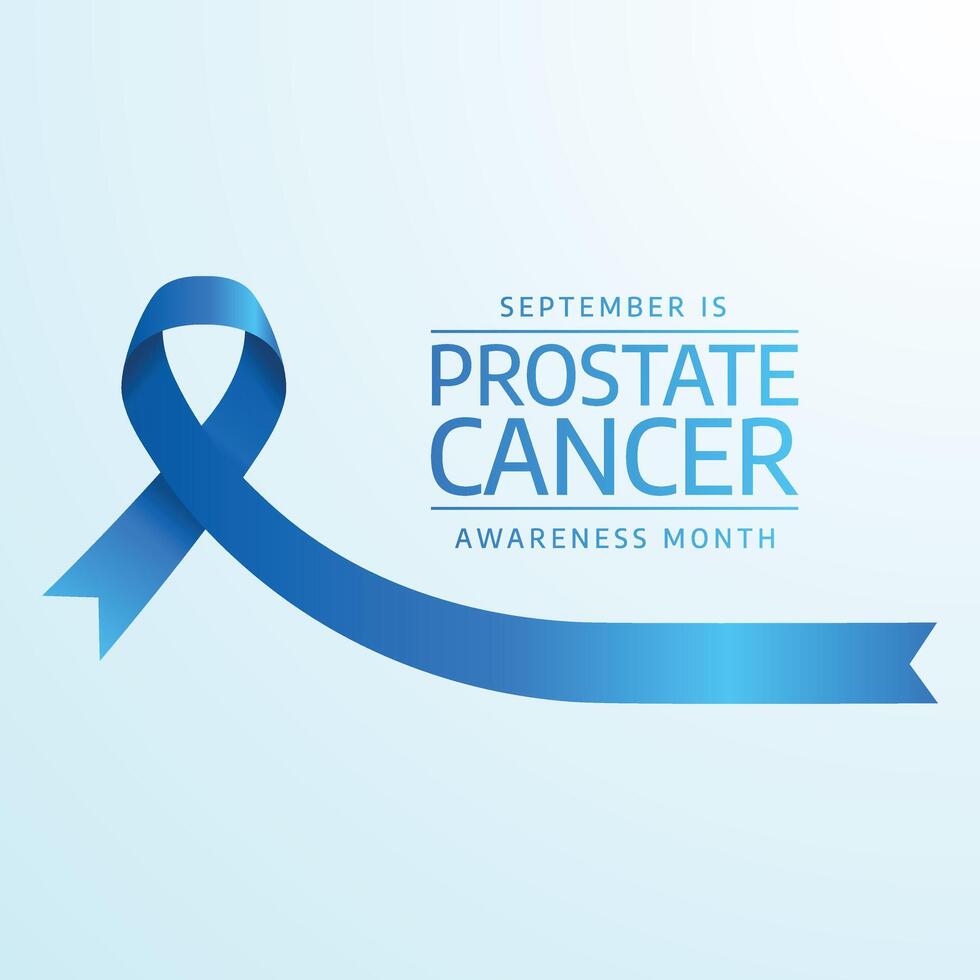 Prostate Cancer Awareness. Flat art design. Ribbon design. Good for usage. Good for template celebration. eps 10. vector