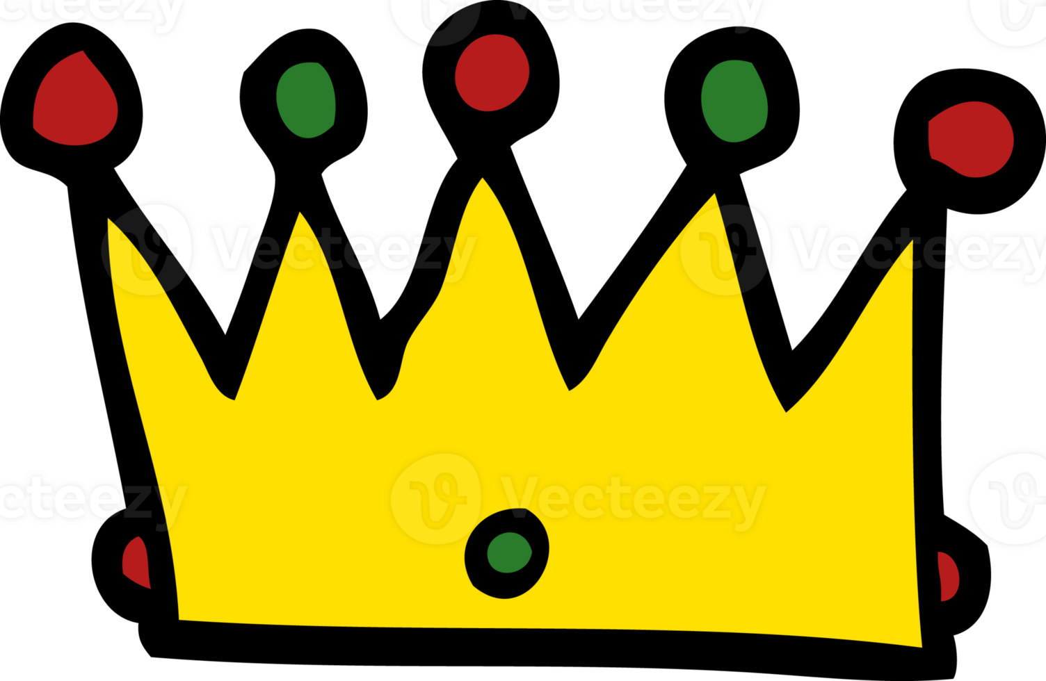 cartoon crown drawing png