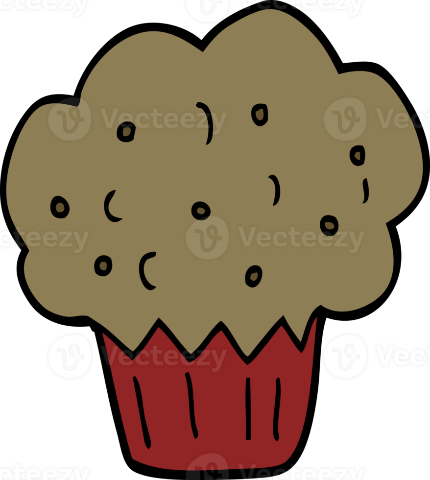 cartoon muffin drawing png