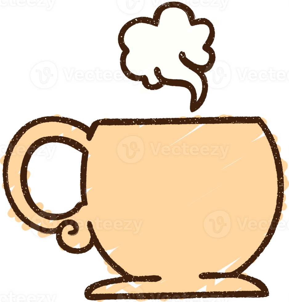 a cup of coffee with steam coming out of it 46933439 PNG
