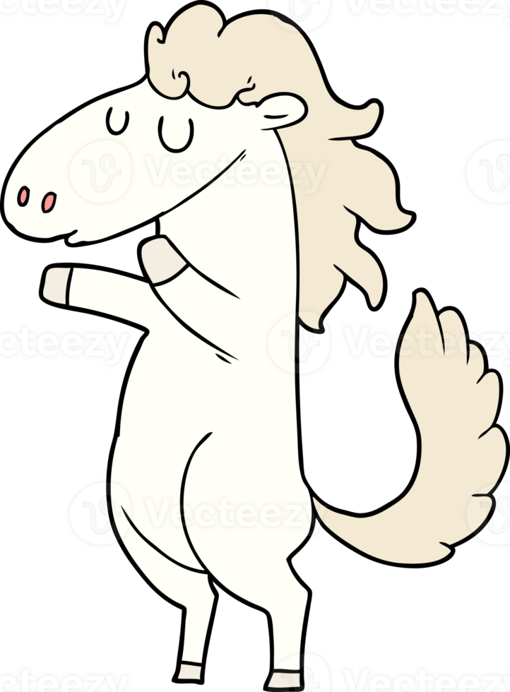 cartoon horse drawing png