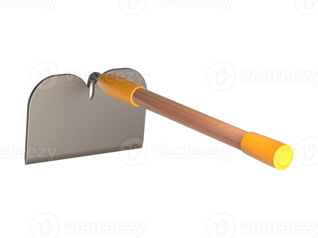3D Realistic Mortar hoe rendering png