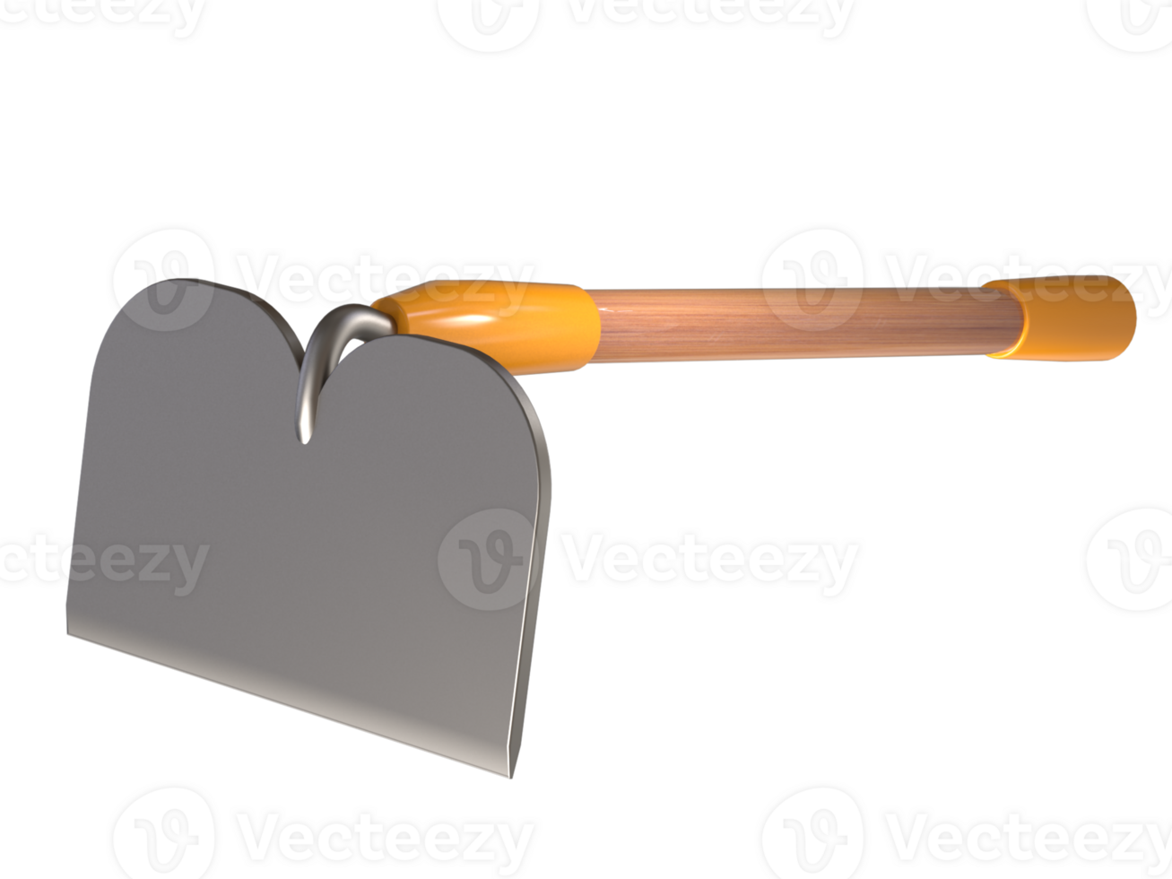 3D Realistic Mortar hoe rendering png