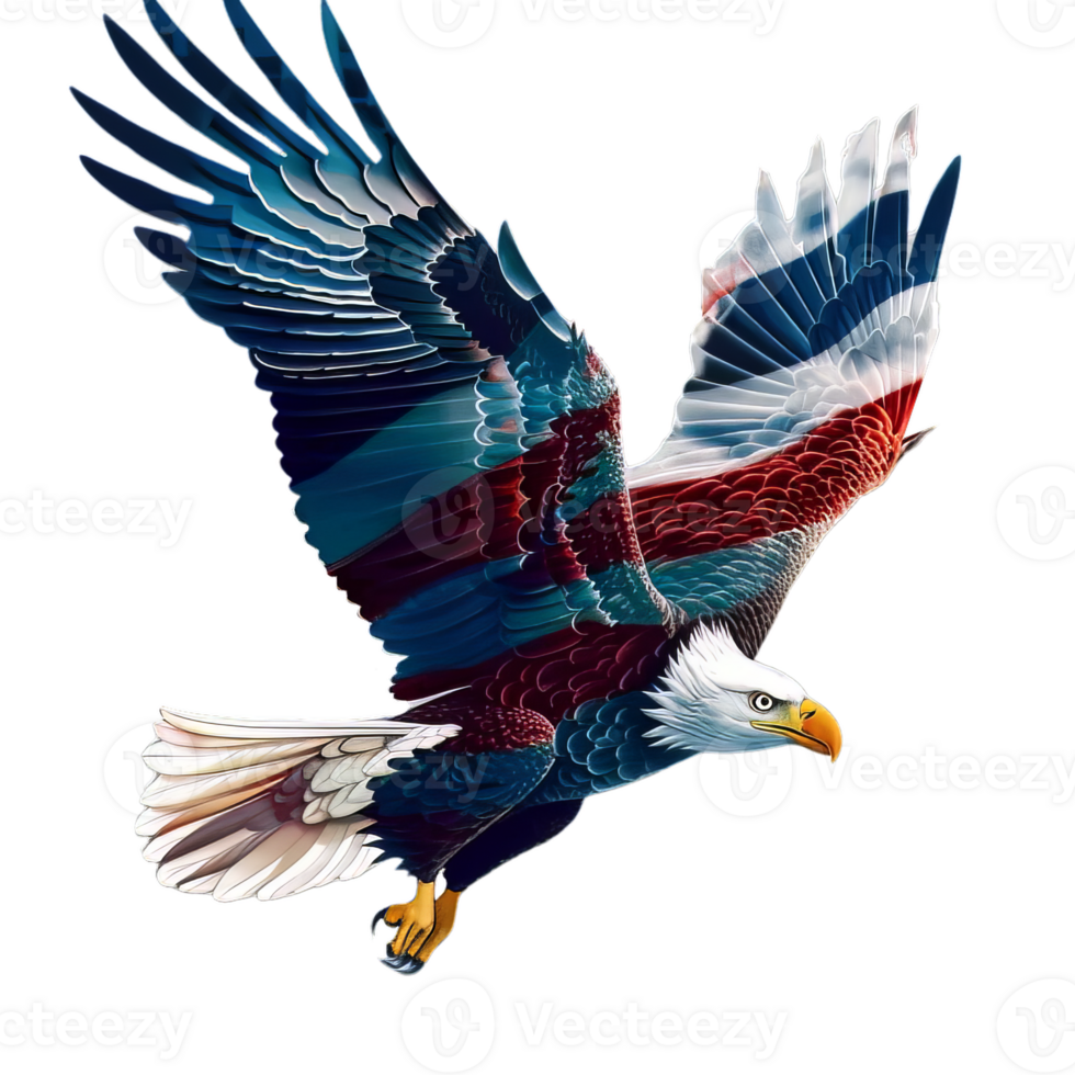 an eagle flying in the air with its wings spread wide png