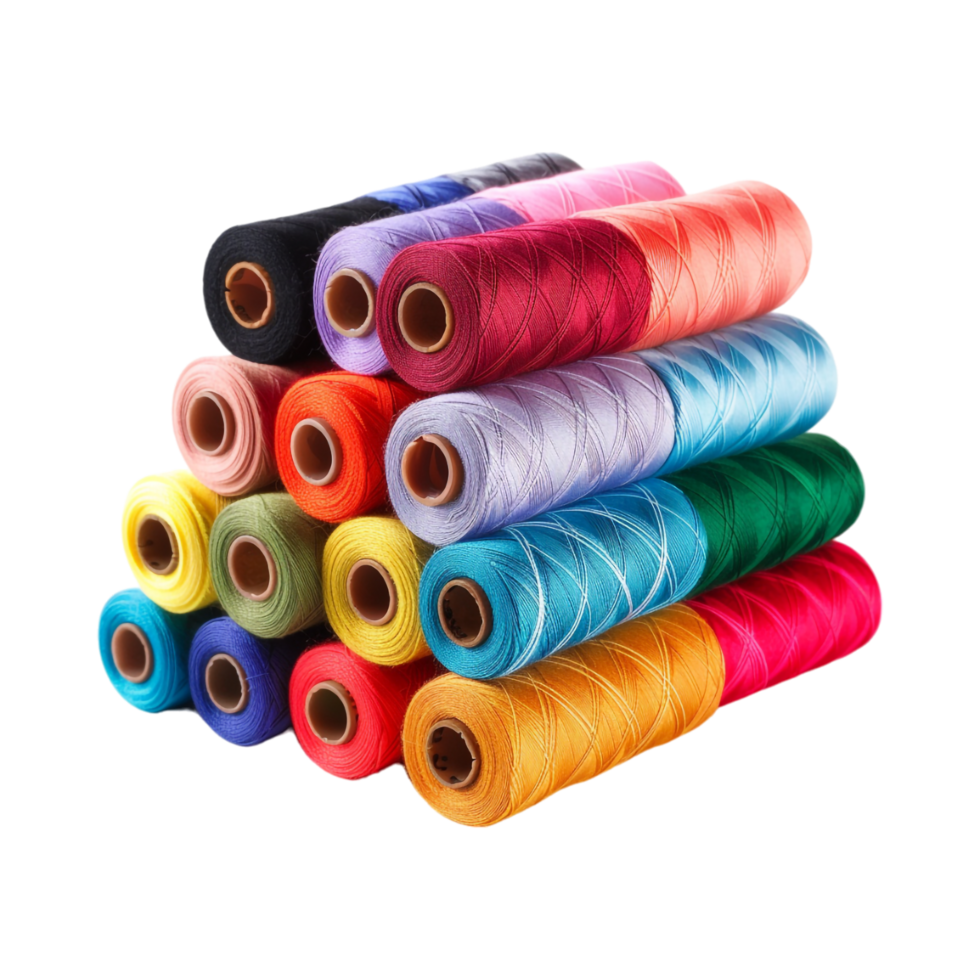 Stack pf Threads on Transparent Background png