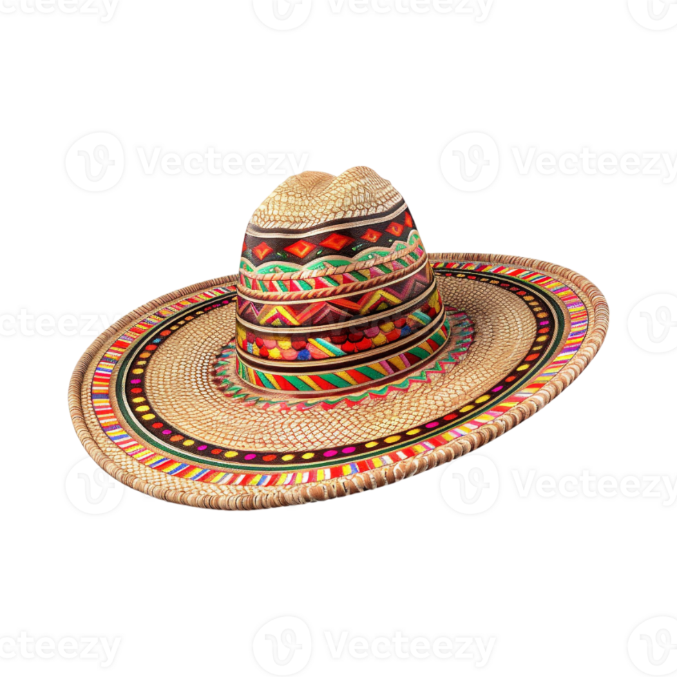 Mexican Hat on Transparent Background png