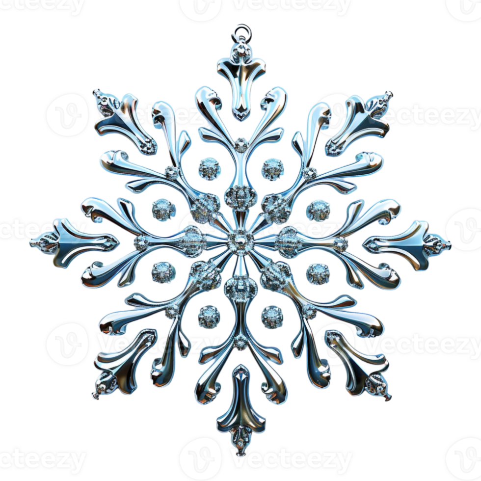 Winter Snowflakes on Transparent Background png