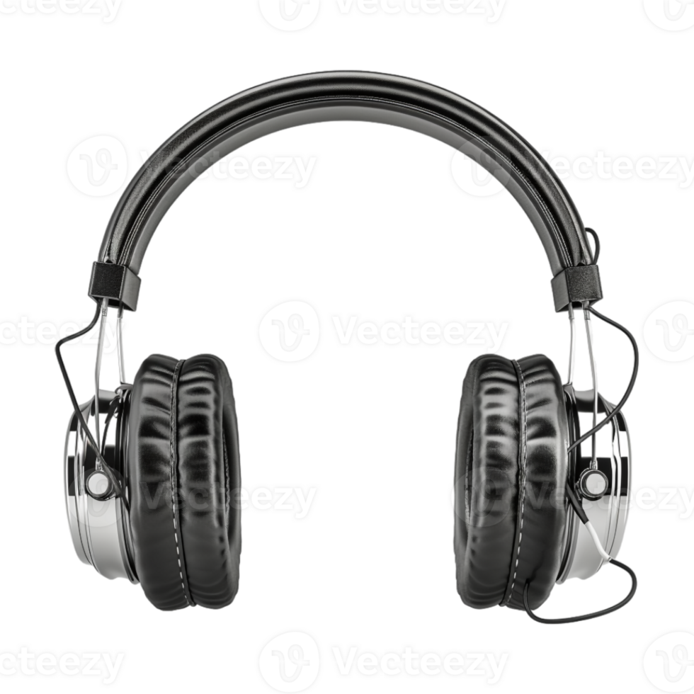 Headphone or Headset For Music on Transparent Background png