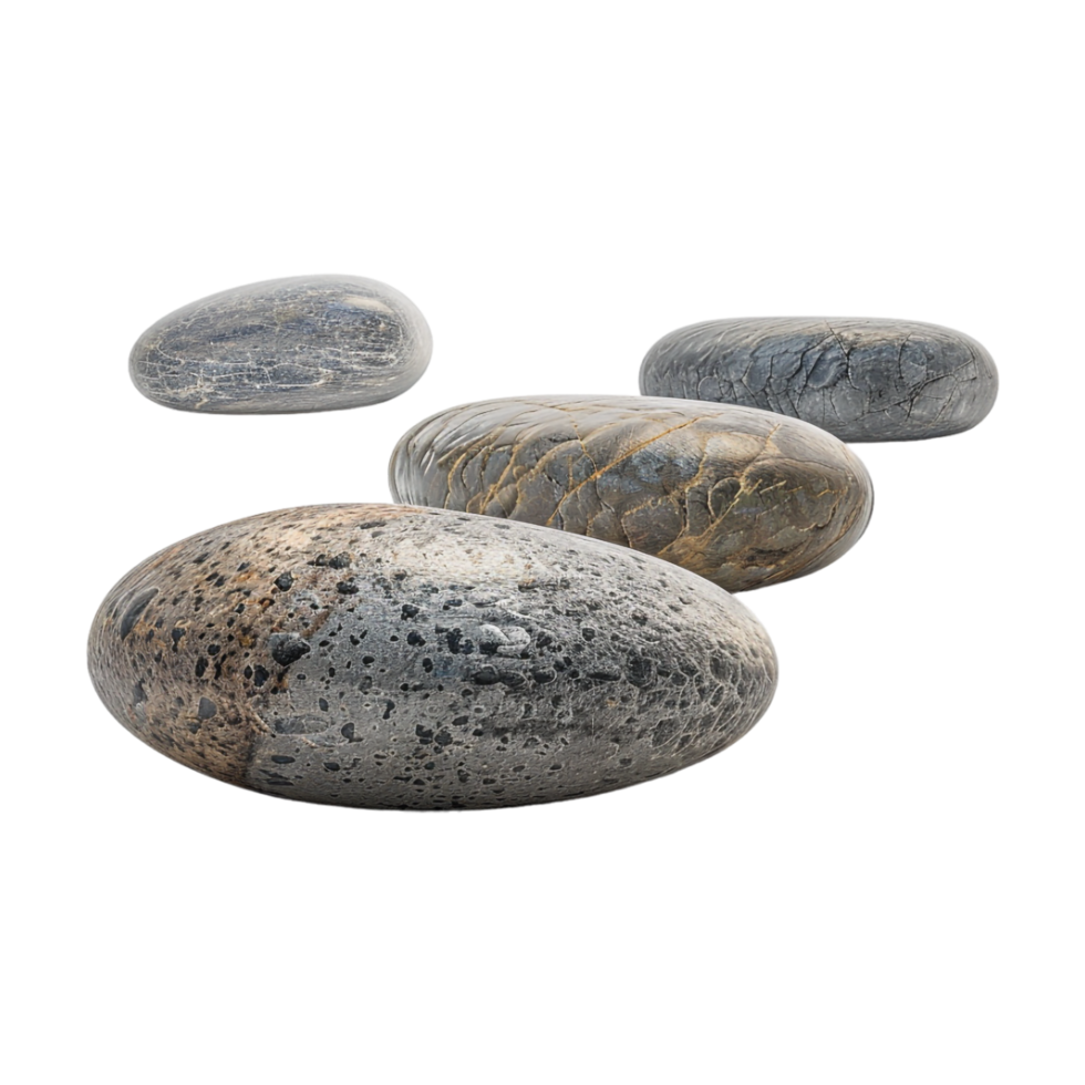 Plain Round Rock Clean on Transparent Background png