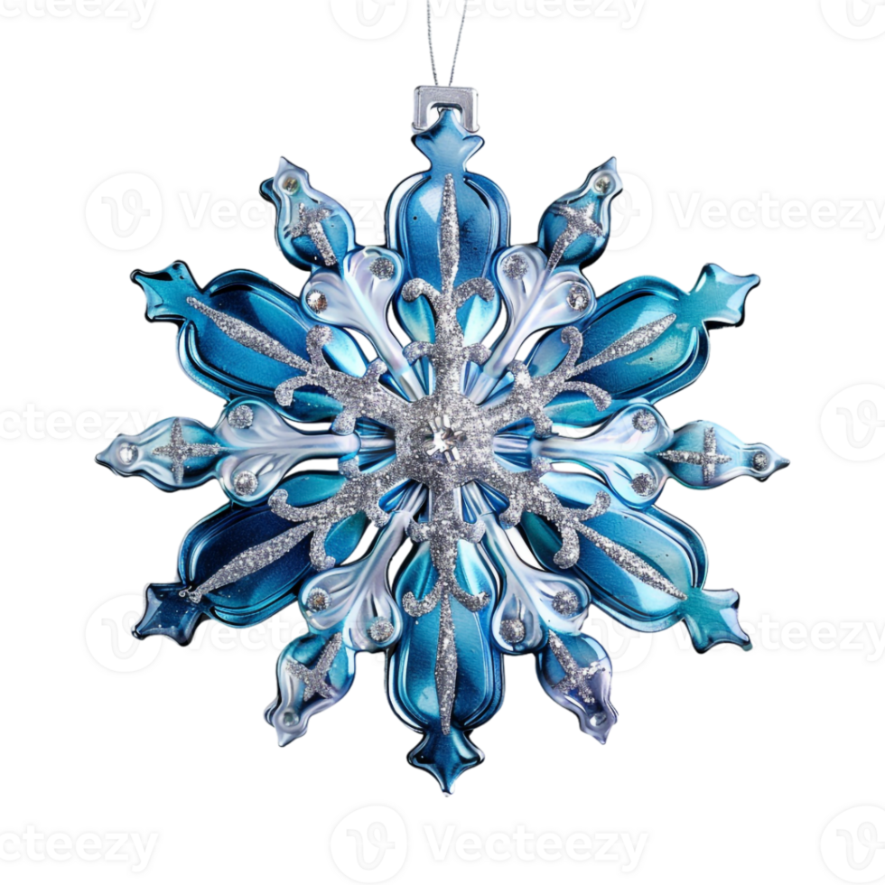 Winter Snowflakes on Transparent Background png