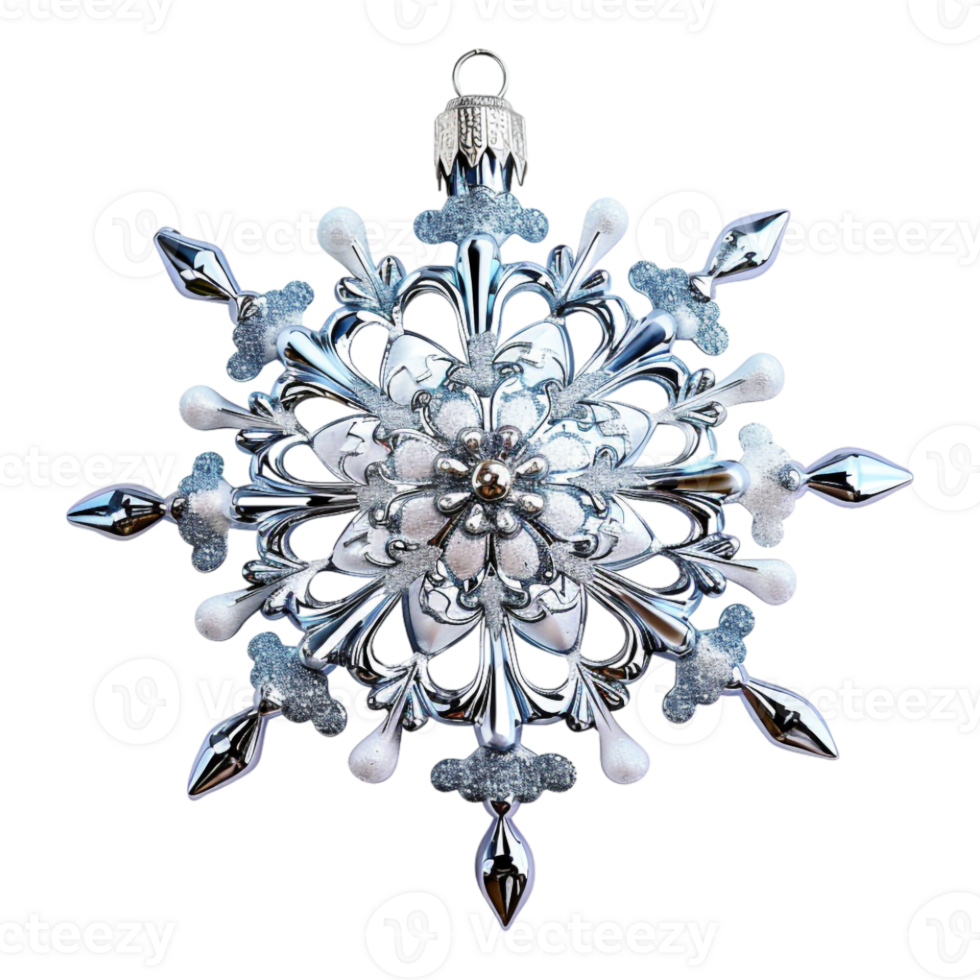 Winter Snowflakes on Transparent Background png