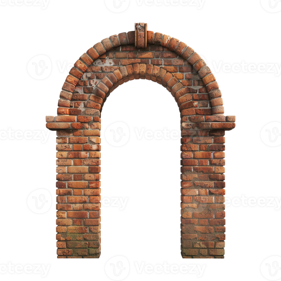 Brick Arch on Transparent Background png