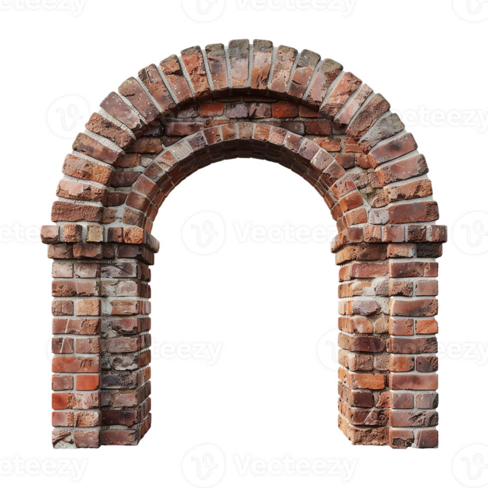 Brick Arch on Transparent Background png