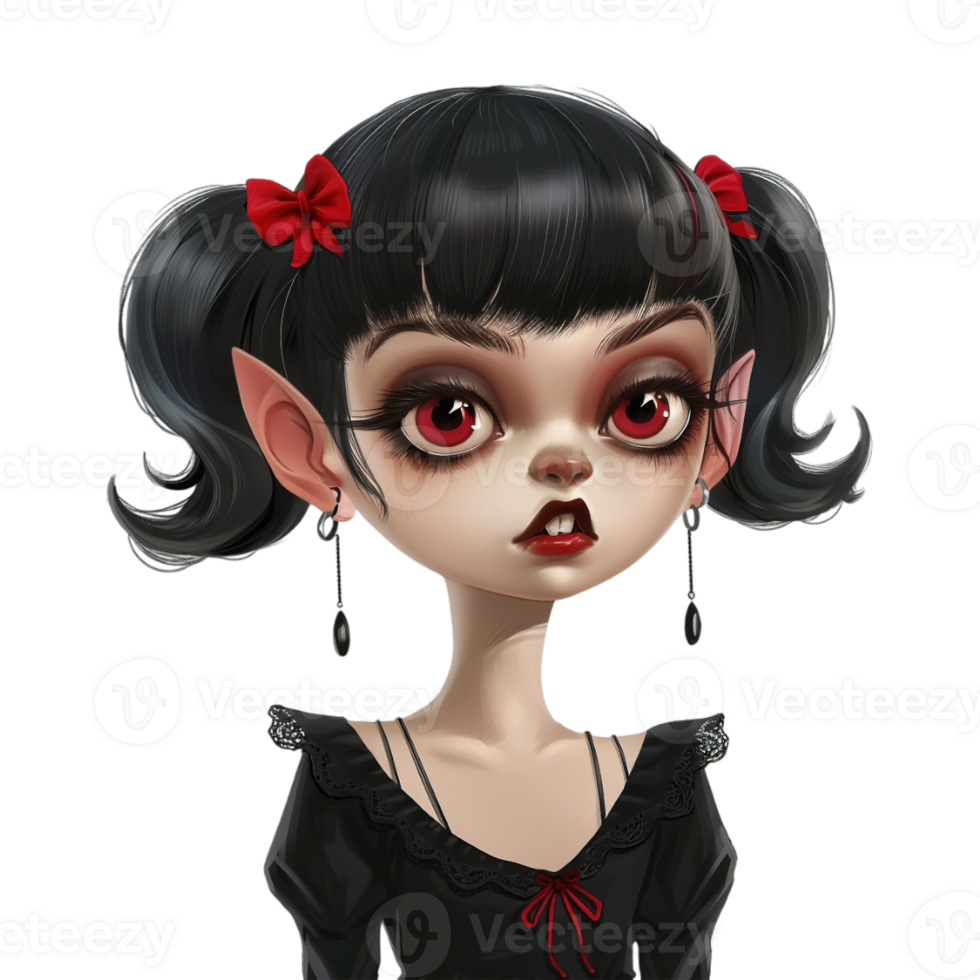 Halloween Dracula vampire on Transparent Background png