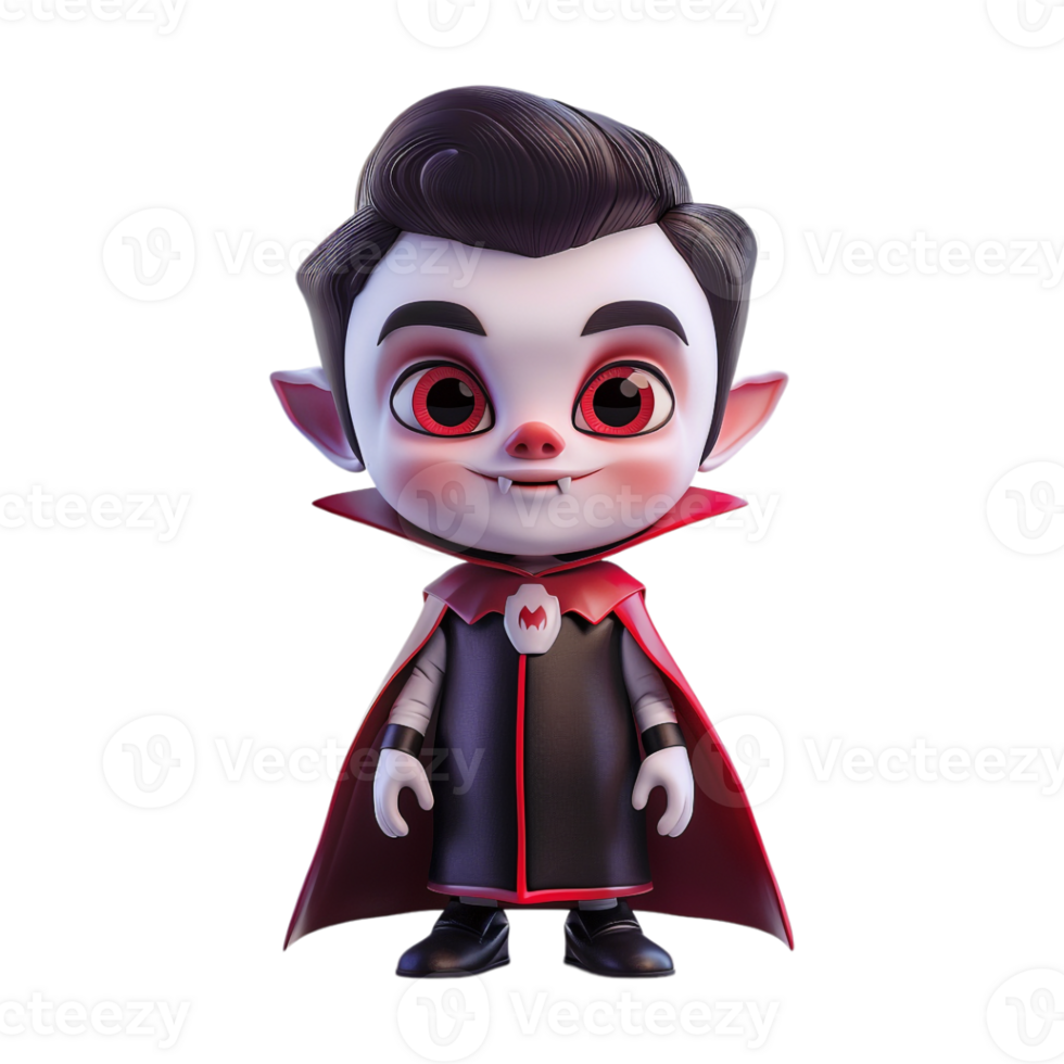 Halloween Dracula vampire on Transparent Background png
