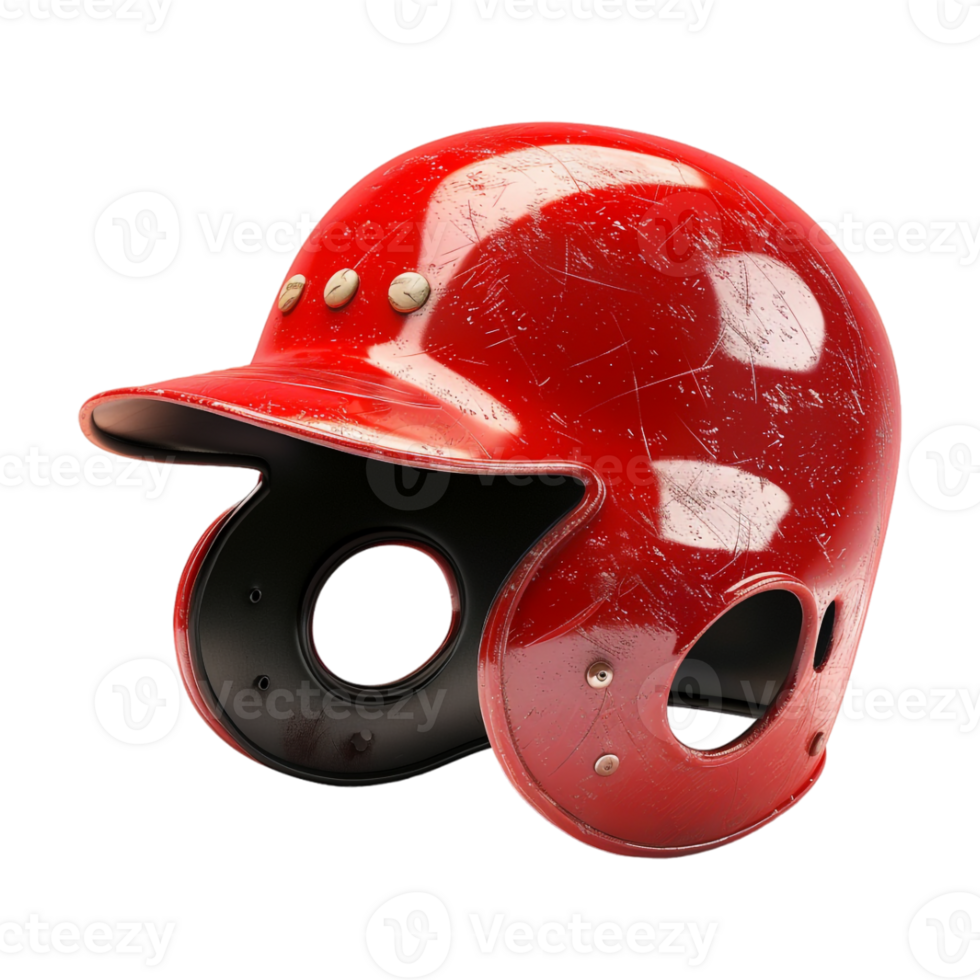 Baseball Player Helmet on Transparent Background png
