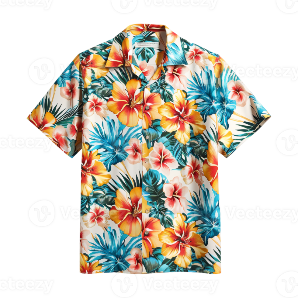 Summer Hawaii T-shirt on Transparent Background png