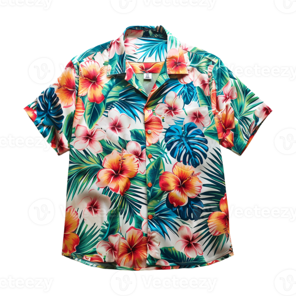 Summer Hawaii T-shirt on Transparent Background png