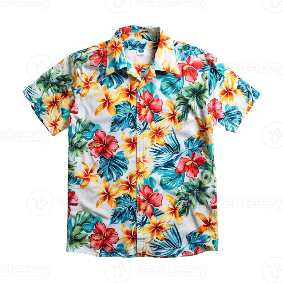 Summer Hawaii T-shirt on Transparent Background png