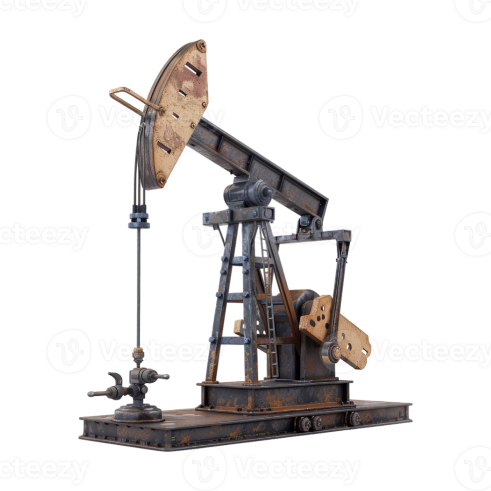 Oil Extracting Machine on Transparent Background png