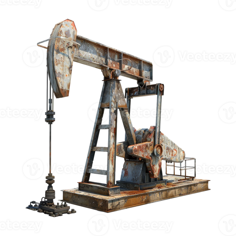 Oil Extracting Machine on Transparent Background png