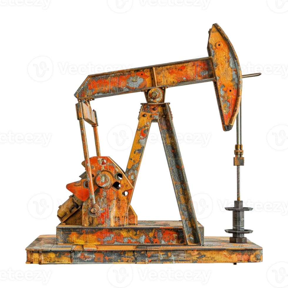 Oil Extracting Machine on Transparent Background png