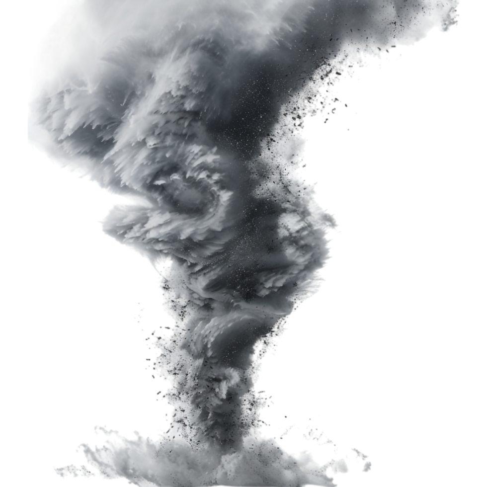 Tornado on Transparent Background png