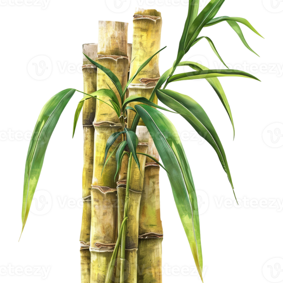 Bamboo Trees on Transparent Background png