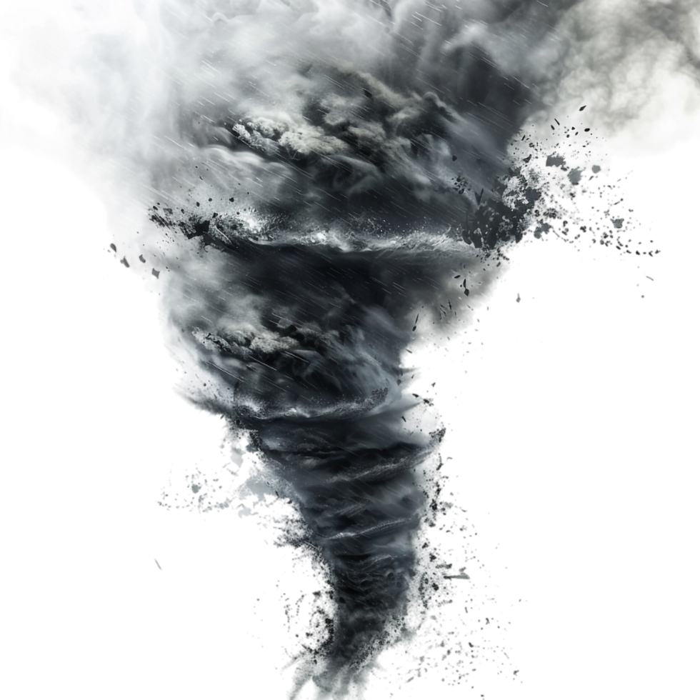 Tornado on Transparent Background png