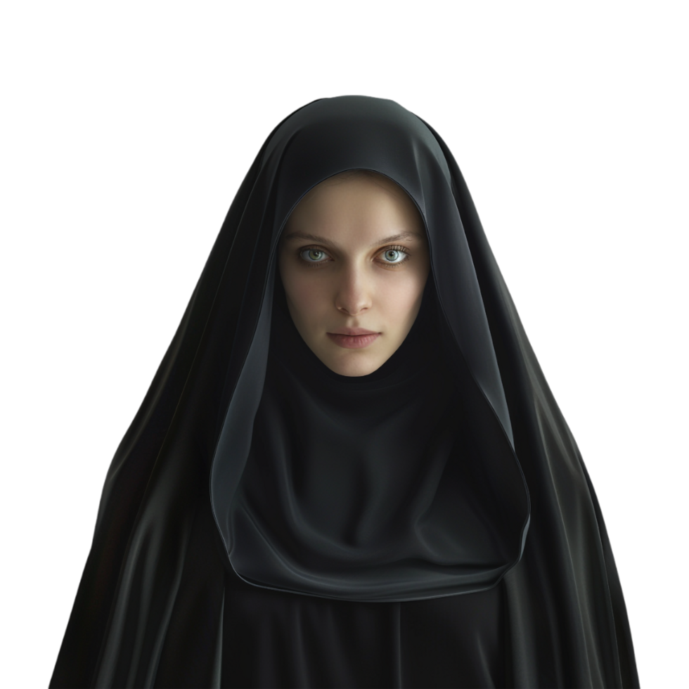 Nun on Transparent Background png