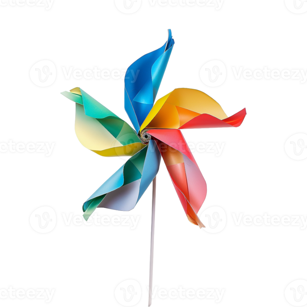 Paper Crafted Fan on Transparent Background png