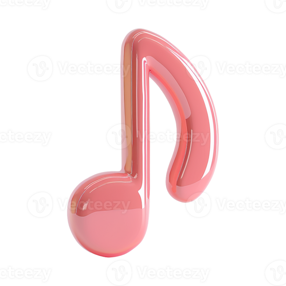 muziek- Notitie teken Aan transparant achtergrond png