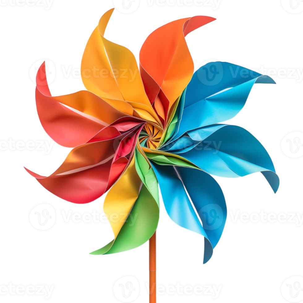 Paper Crafted Fan on Transparent Background png